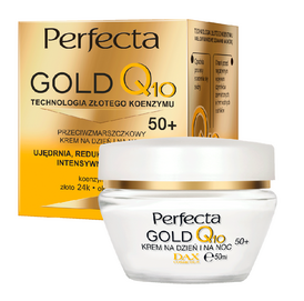 DAX COSMETICS PERFECTA GOLD Q10 ANTI-WRINKLE CREAM FOR DAY AND NIGHT 50+