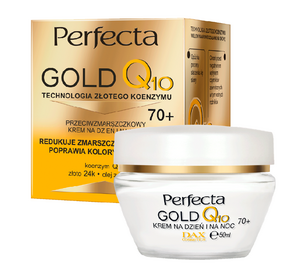 DAX COSMETICS PERFECTA GOLD Q10 ANTI-WRINKLE CREAM FOR DAY AND NIGHT 70+