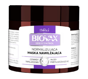 L`BIOTICA BIOVAX SEBOCONTROL NORMALIZING MOISTURIZING MASK FOR OILY HAIR