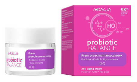 MIRACULUM GRACJA PROBIOTIC BALANCE KREM PRZECIWZMARSZCZKOWY PROBIOTYK, KSYLITOL, ALGA CZERWONA